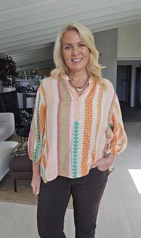 Hovedbilde KOS shirt BC (40896) - orange multi 