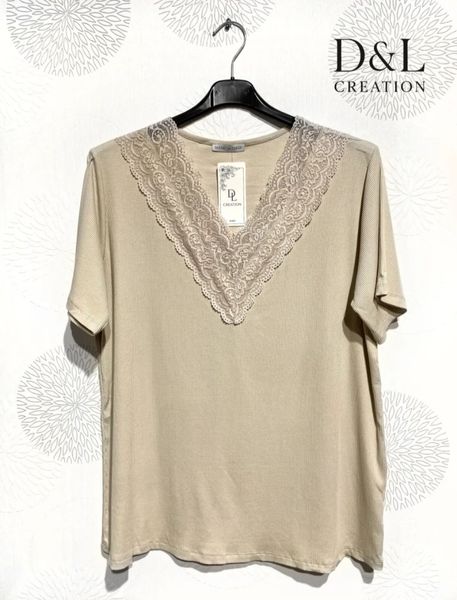 Lorienne Top ( bsq6285 ) - beige