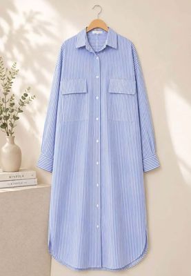 Hovedbilde Carolina Shirt Dress (9607-3236) - Light Blue - ...