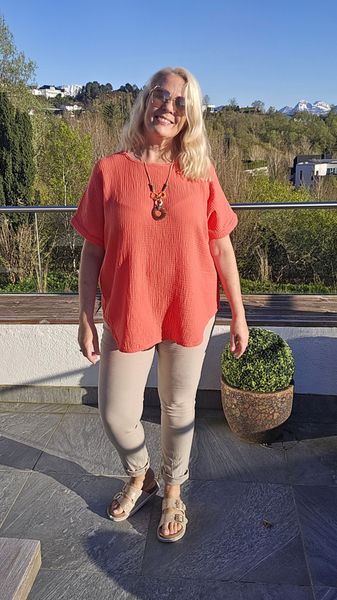 AMALIA TOP ( 9868 ) - coral