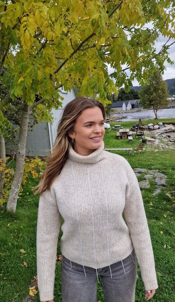 OUI - FRIDA JUMPER (90163) - Beige melange