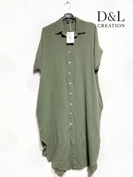 Malika Dress ( hf25180 ) - kaki