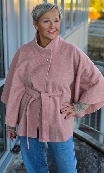 NO&Euml;LLE EDITION CAPE – old rose 