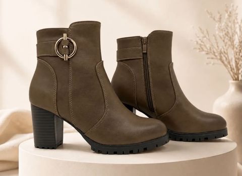 Hovedbilde  ELORA BOOTS (HL-32) - khaki ( lys brun )