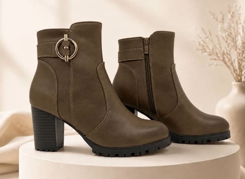  ELORA BOOTS (HL-32) - khaki ( beige )