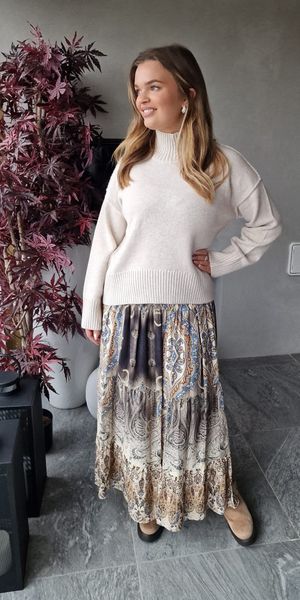OUI - MINA JUMPER (89932) - Beige Melange-kun  46