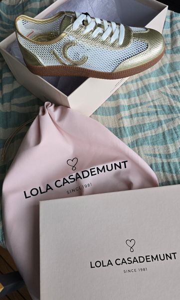 Mesh trainers with metallic details ( LS2505014.10M ) - gold
