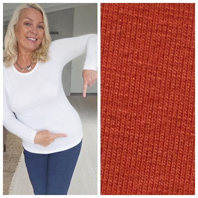 Hovedbilde Secret Long Sleeve – Round Neck - coral 