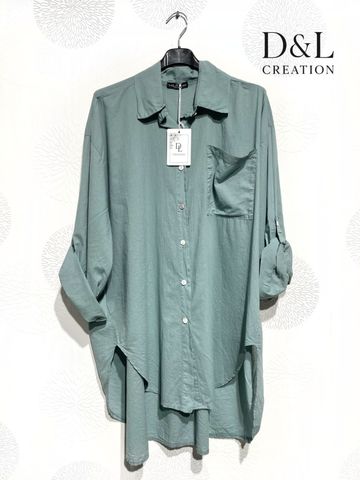 Hovedbilde LIVIA SHIRT ( hf26020 ) - dus gr&oslash;nn