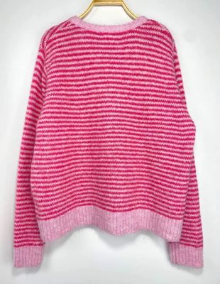 Hovedbilde Elodie Striped Cardigan (1195-2099) - Pink - ca. ...
