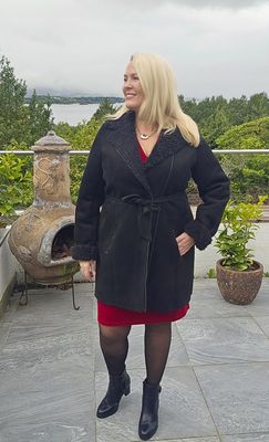 Hovedbilde Sienna Coat – By Sorthe - black - levering ...