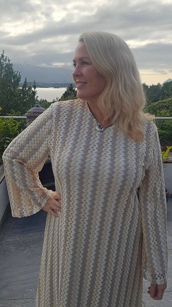 ALLURE DRESS - beige - levering ca.10 sept