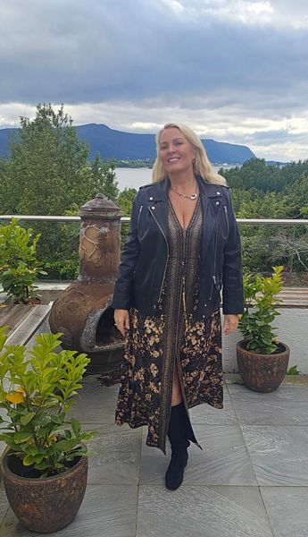 Lauren Long Dress - black/gold - ca.15 sept. levering