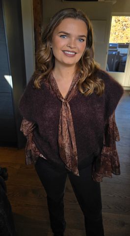 Hovedbilde BJOERK Knitted V-Neck Vest ( 1224 ) – ...