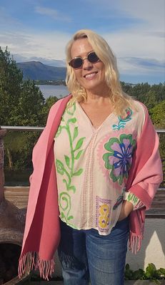 Hovedbilde Isolde Scarf - rosatoner