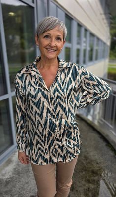 Hovedbilde ZELIA BLOUSE (880-1) - Dark Green