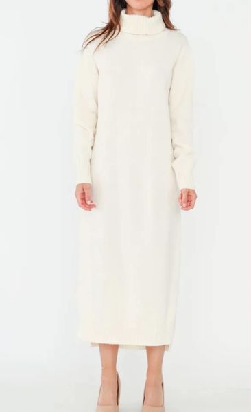 MIRA KNIT DRESS - Apricot - (6001-2012) - LEVERING CA. 25 august