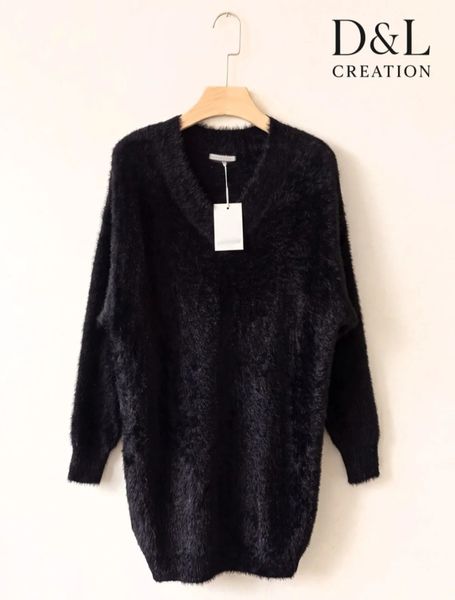 NORA SOFT KNIT DRESS ( dvc9013 ) - black