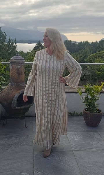 ALLURE DRESS - beige - levering ca.10 sept