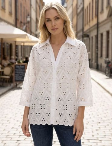 Hovedbilde RIVIERA BLOUSE (9782-3402 ) - White - ca.20 ...