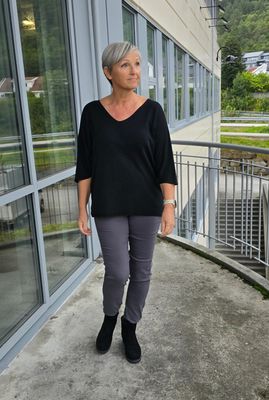 Hovedbilde ALINE PANTS - grey - levering ca. 20 september