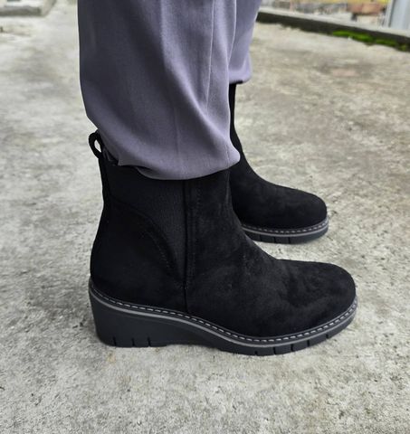 Hovedbilde KAIA SUEDE BOOTS (HL-56) - Black