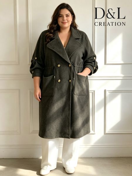 EMBLA COAT (NS9835 )  - chocolat