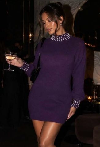 Hovedbilde Pearl Knit Dress - Purple - (2357-3433/2013) - ...
