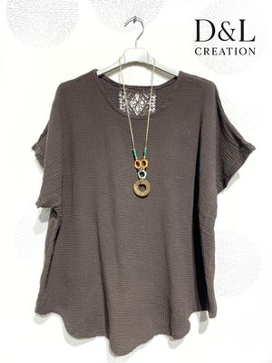 Hovedbilde AMALIA TOP ( 9868 ) - chocolat
