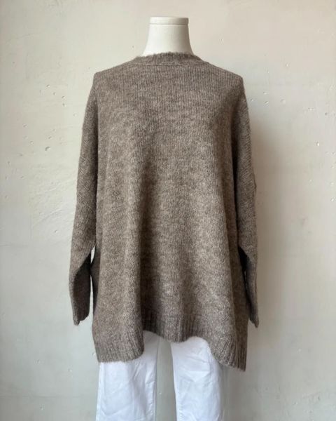 Mauve Knit (RM5027) ONE SIZE - Taupe - ca 25. august levering
