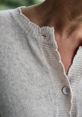 Hovedbilde SORA WOOL CARDIGAN (1191-2002 ) - ecru ( lys ...