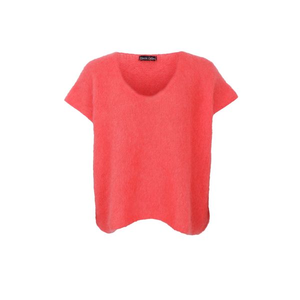 BJOERK Knitted V-Neck Vest ( 1224 ) – coral -