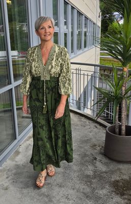 Hovedbilde GABRIELLA SHORT DRESS - olive grove - levering ...