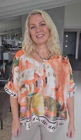 Hovedbilde FIORA BLOUSE&nbsp;(sh26511 )&nbsp;- orange