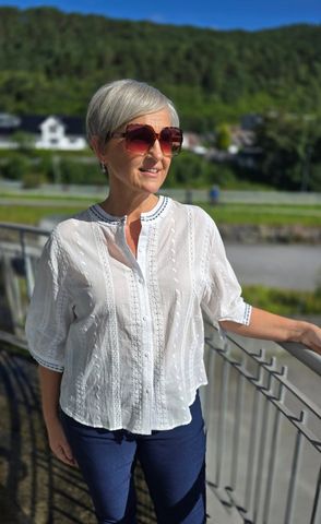 Hovedbilde MYKONOS BLOUSE (9792-3296 ) - White -