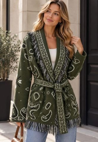Hovedbilde TUVA CARDIGAN ( lu2532-2021 ) - armygreen - ...