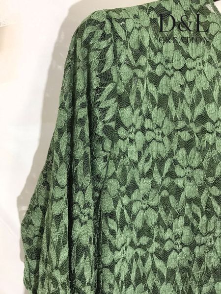 YLVA LACE TOP ( dl007 ) - kaki green