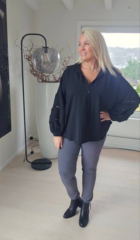 Hovedbilde ALINE PANTS - grey - levering ca. 20 september