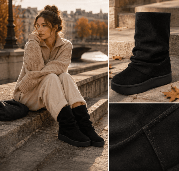 NOLA SOFT BOOTS (SL-331) - black