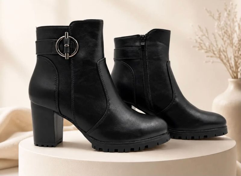  ELORA BOOTS (HL-32) - Black