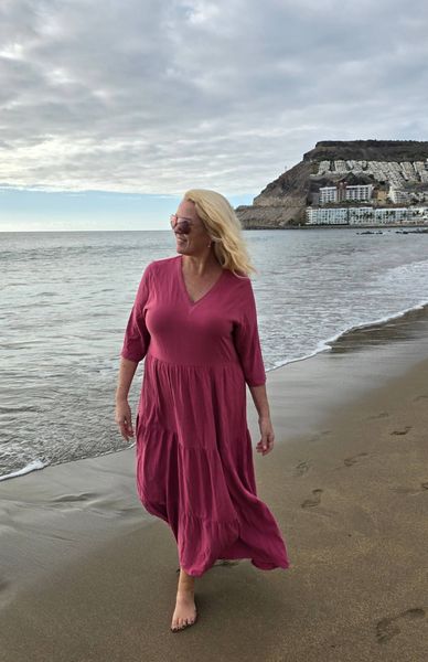 NIKITA DRESS - camelia rose 
