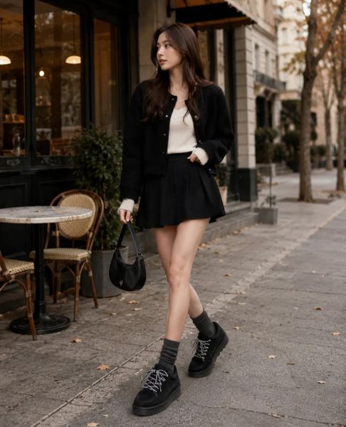 LUNA SOFT SNEAKERS (SL-333) - Black