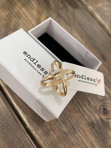 Hovedbilde BANDANAS RING FOR SJAL / SKJERF ( 19000 )  - GULL