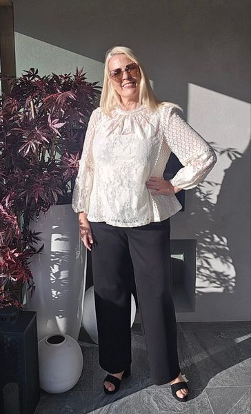 ARDEN PANTS  ( 75 cm benlengde )  - black - 1 sept.levering