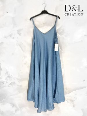 Hovedbilde Bellagio Strap Dress (xdj25088 ) - sky blue