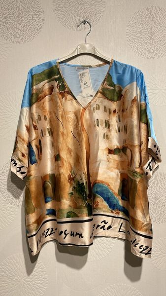 FIORA BLOUSE&nbsp;&nbsp;(sh26511 ) - turquoise
