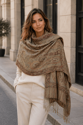 Hovedbilde Nayara Scarf (U01-G) - Sage Gold ( lys ...